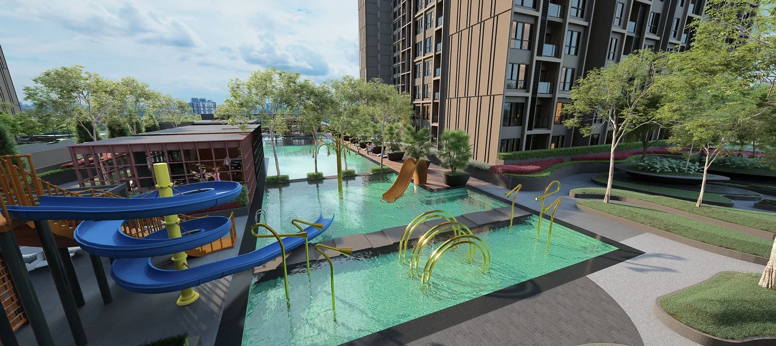 Family water-play facility